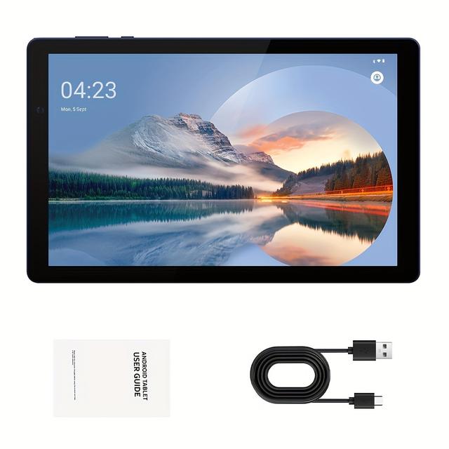 TEMU Tablet 10 Inch 12, 4gb (2gb+2gb Expansion) 32gb Rom 1tb Expansion Tablet, -core Processor, Wifi, 10.1 Inch Ips Hd Display, 6000mah Battery, Dual Camera, Gms, Type-c Fast Charge