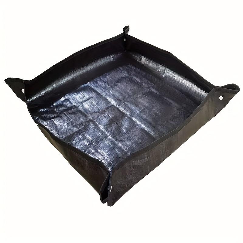 TEMU For Repotting Plants - Indoor Gardening Mat For Transferring Plants, Watering Tray, And Floor Protection - 59"x39" (black)