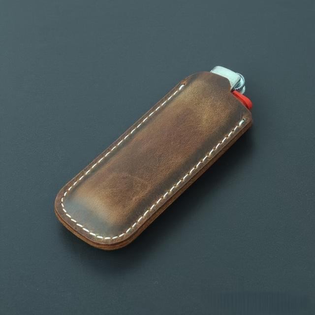TEMU Handcrafted Vintage Portable Lighter Case Suitable For J3 J5 Short Mini Anti-loss Lighters