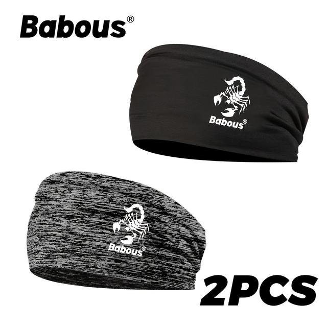 TEMU 5pcs/2pcs/1pc Widen Headbands For Men And Women, Breathable Design, Reused & Washed Men's Headband Sweat Bands For Running Yoga Fitness Workout, For Gifts, , , Athletic Headwear, Sweatwicking