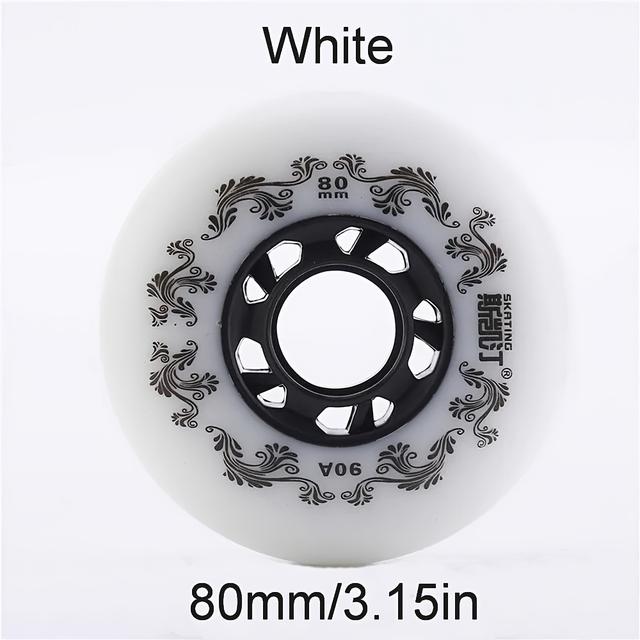 TEMU 1pc Rueda de Freno Duradera 90A para Patines de Ruedas y Patines de Hielo - /Amarillo, Apta para Zapatos Planos, Tamaños 72mm/76mm/80mm (Rodamientos No Incluidos)