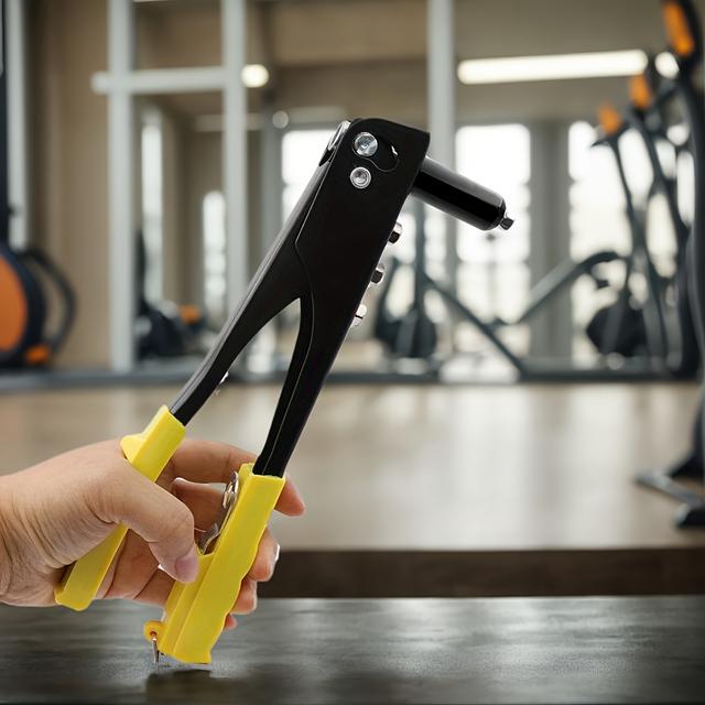 TEMU Heavy Duty Set Pop Rivet Gun Blind Rivets Assortment Kit Hand Tools Rivet Nut 120 Nails