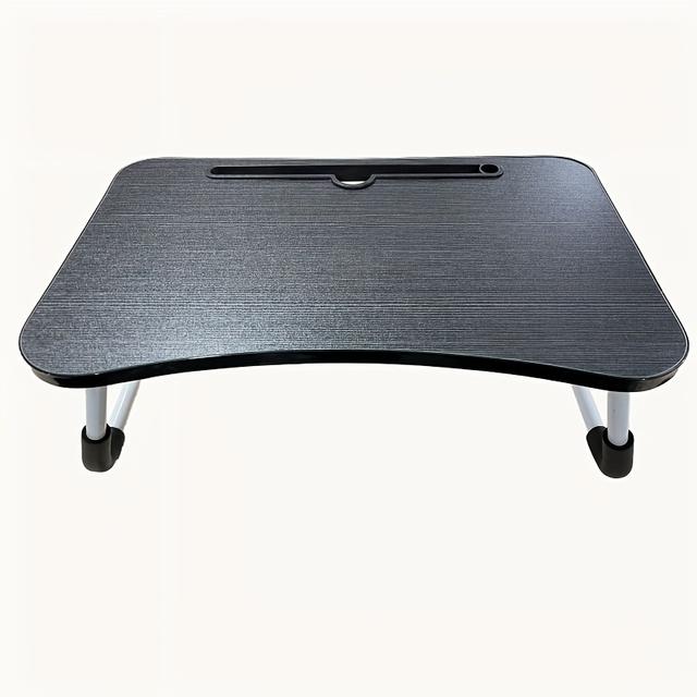TEMU 1 db Hajtható Ágyasztal - Hordozható Hajtható Számítógép Asztal Faanyaggal, Térkímélő, Ideális Kollégiumi Szobába, Kis Lakásba, Ágy mellé - Kompakt Íróasztal Laptophoz, Könyvekhez