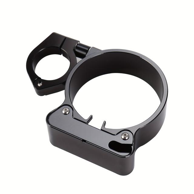TEMU Alloggiamento staffa tachimetro moto, staffa di riposizionamento per montaggio laterale, copertura, morsetto manubrio, per Harley XL 1995-2014