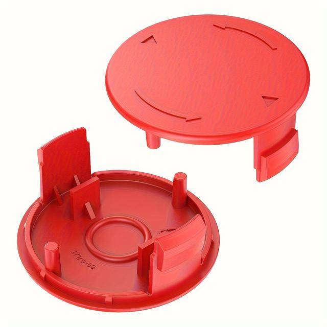 TEMU Conjunto de 2 Tampas da Bobina do Desbroçador | Tampa da Bobina F016F04841 para Cortador AFS 23-37, Compatível com Aparador de Relva, de Plástico