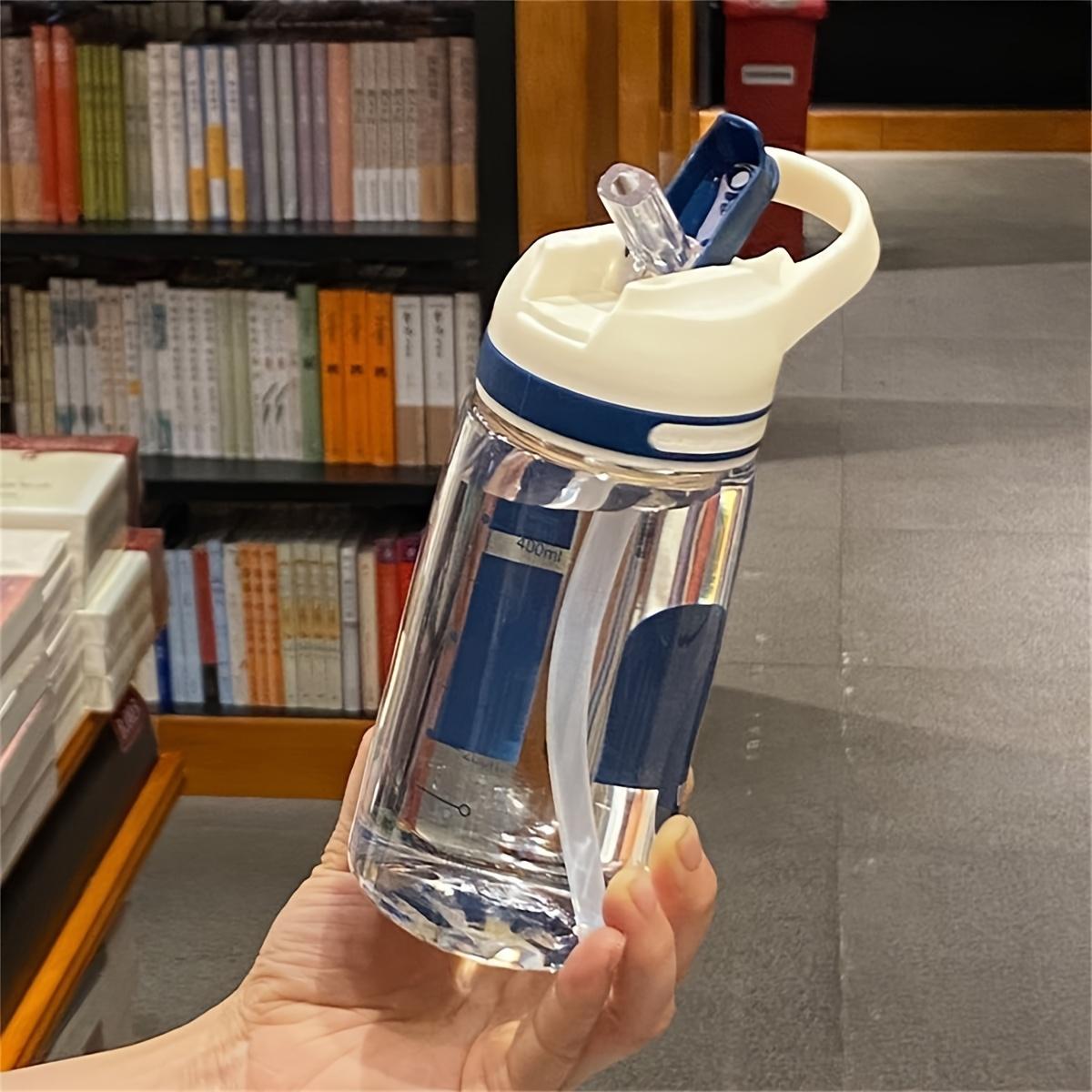 TEMU Botella de agua portátil de 450ML, botella para beber de gimnasio , botella con agitador deportiva para camping y senderismo al , jarra de agua de moda