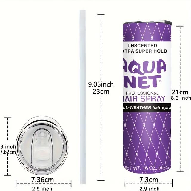 TEMU 20oz 304 Stainless Steel Insulated Water Bottle, Insulated Cup With Lid And Straw, Reusable Travel Mug, Coffee Mug For Birthday Gift, Holiday Gift, New Year Gift, Christmas Gift