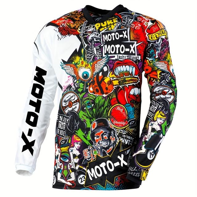 TEMU 2026 New Powersports Mountain Bike And Road Bike Clothing For Motocross Racing - Downhill Bike Equipment Moto-x