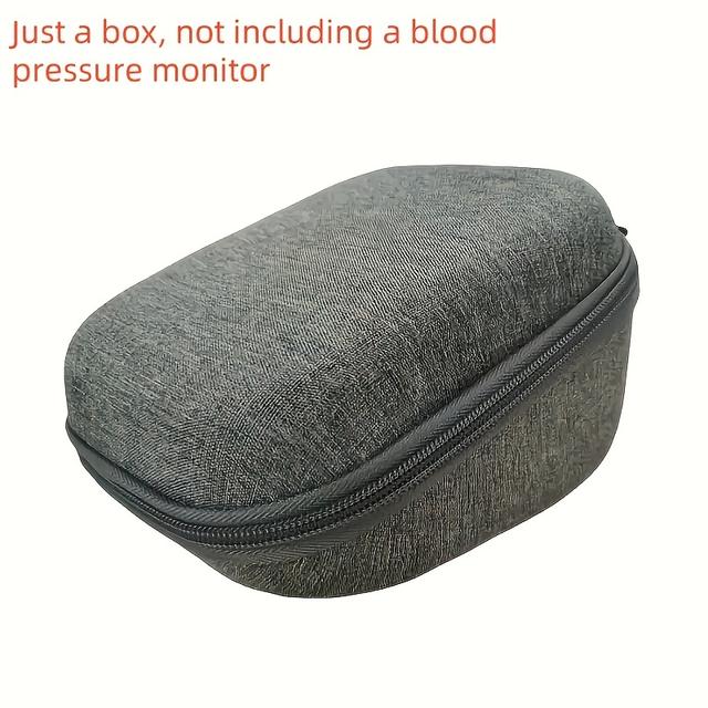 TEMU Functional Handbag, Portable Blood Pressure Monitor Handbag With Shoulder Strap - Home Protective Hard Shell Storage Bag With Cuff Machine Organizing