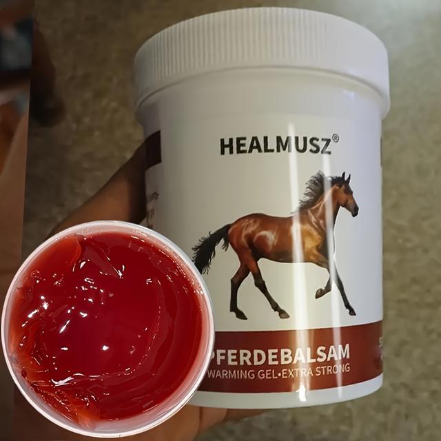 TEMU 8.45/16.91Oz Hästbalsam Kastanj Extra Värmande Gel för Kropp, Fot och Ben Ryggvård