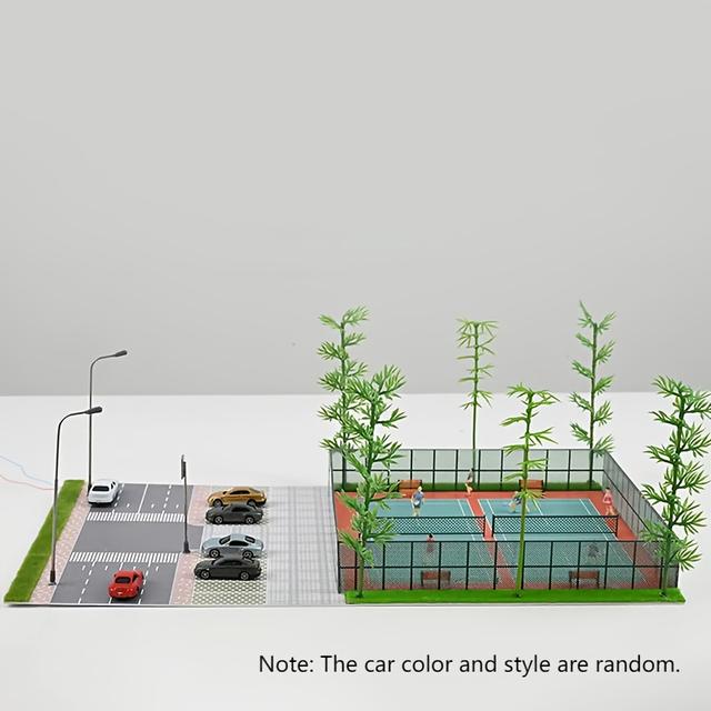 TEMU di costruzione tavolo sabbia produzione simulazione auto città assemblaggio