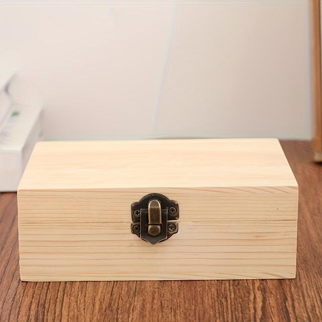 TEMU Wooden Jewelry Storage Box For Bracelets And Wristbands, Vintage Gift Box For Desktop Organization, Jewelry Boxes