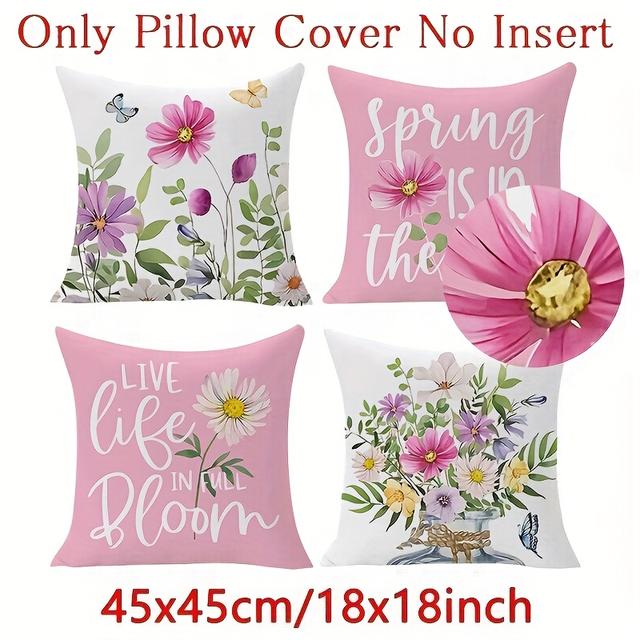 TEMU 4pcs Decor Soft Plush Throw Pillow Cover Red Heart Pillow Cases Love Decorative For Home Bedroom Sofa Pillowcases 16inchx16inch 18inchx18inch 20inchx20inch No Pillow Insert