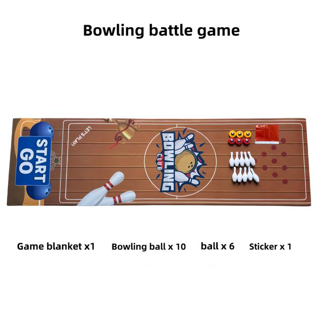 TEMU Jeu de Bowling Interactif - Une activité de table amusante et éducative, idéal cadeau d'anniversaire ou pour les fêtes