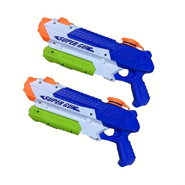 TEMU 2-pack 300CC opblaasbare waterpistolen, zomerse buitenspeelgoed waterpistolen voor zwembad en strand watergevechten, cadeau voor Kinderdag