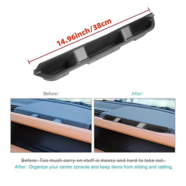 TEMU For Defender 130 110 90 2020-2023 2024 Center Console Organizer Tray Passenger Side Dashboard Organizer Storage Box Accessories Christmas Halloween Thanksgiving