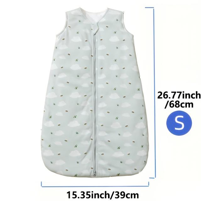 TEMU Cozy Quilted Sleep Sack For Babies, Rated 2.5 Tog, Featuring A Zipper, Suitable For Winter And Spring For Both Boys And Girls (ages 0-24 Months)! With Adorable Animal Prints