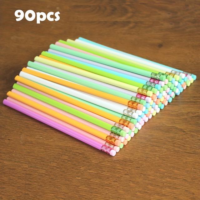 TEMU Matite in Resina Colorate da 10 Colori e 90 Pezzi per Materiale Scolastico, Bomboniere all'Ingrosso & Set , Matite d' Personalizzate