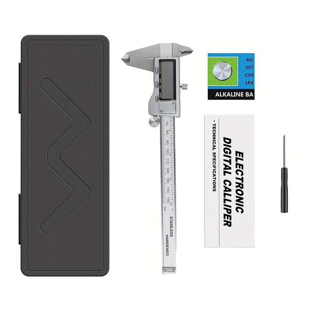 TEMU Digital Caliper Measuring 0-150mm Stainless Steel Caliper