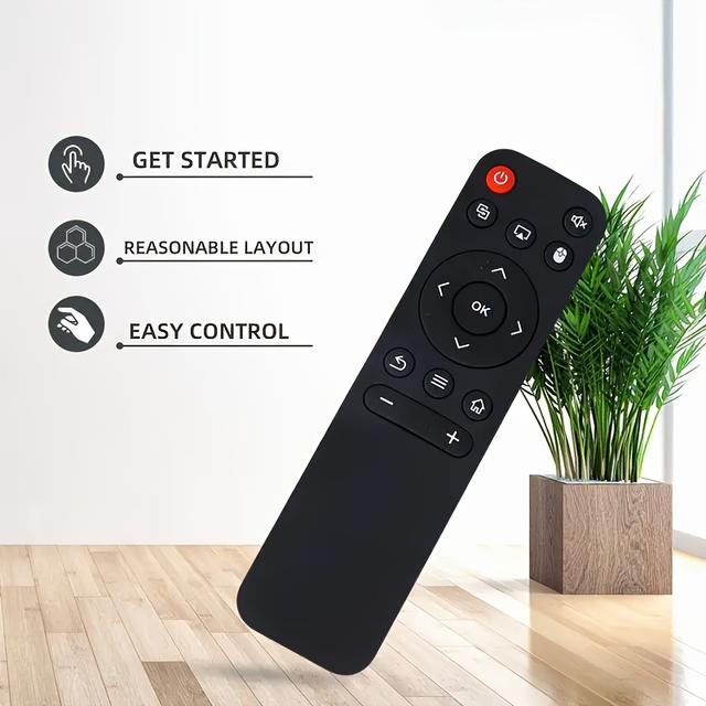 TEMU Velec For Mini Projectors Remote Compatible With Hy320/hy320 Mini// Pro/ Projectors, Smart Infrared Control, With Comfortable Grip, Durable Ir Projector Remote With Electronics/board ( Theater)