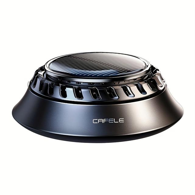 TEMU Solar-powered Rotating Car Diffuser, Vehicle Air Freshener For Dashboard Decoration – Fragrance Not Included