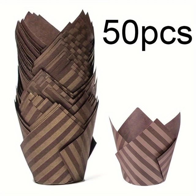 TEMU High Temperature Tulip Cake Paper Cup Paper Holder Baking Tool