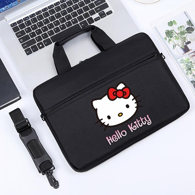TEMU Mala de Portátil Autorizada Sanrio Hello Kitty, Bolsa Interior Portátil, de Bolsa Interior de Ombro, Bolsa de Presente de 14 Polegadas, Bolsa de Computador