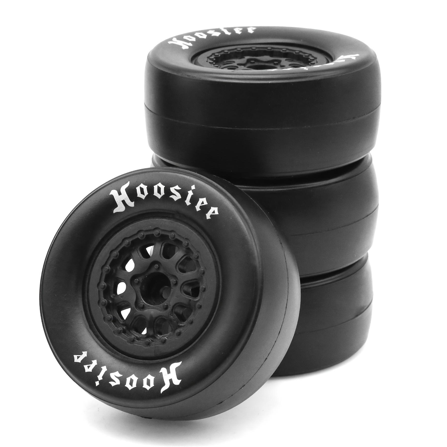 TEMU Aiyihobby 1/10 Racing Short Course Truck Slick Tires 12mm Hex Wheels And Tires Rubber Rc Truck Tires For Slash Senton 1/10 Rc Truck Upgrade Parts (4pcs)