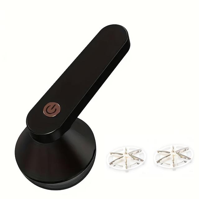 TEMU Usb Rechargeable Lint Remover - Portable Fabric Shaver And Clothes Trimmer, Wool Ball Cutter For Home & Travel Use With Long-lasting Battery, Perfect Christmas Gift, Garment Hair Remover