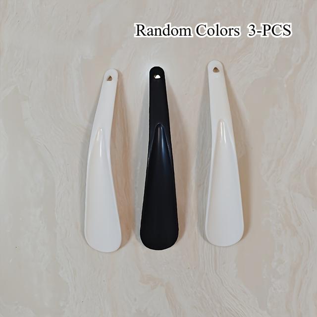 TEMU Conjunto de 3 Calçadeiras Pequenas, Puxador de Sapatos de Fácil Armazenamento, Leve e Portátil para Auxílio no Calçado