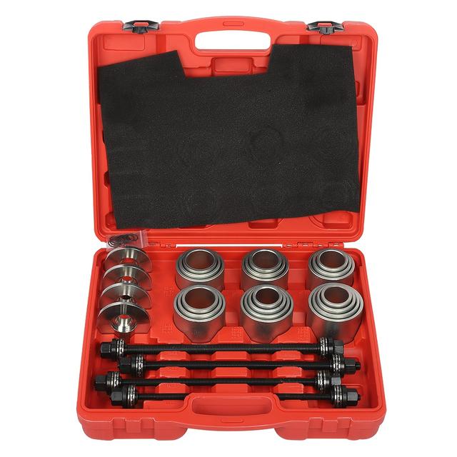 TEMU 28pcs Bushing And Pull Sleeve Kit Bearing Bushing Seal Driver Removal Tool Set