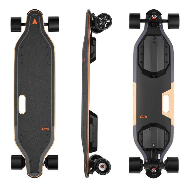 TEMU Meepo V5 Electric Skateboard With Remote, 11 Miles Range, Smooth Braking, Easy Carry , Suitable For Adult Teens Beginners