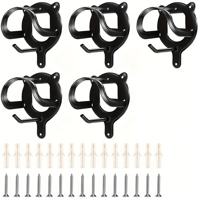 TEMU 3/5pcs Porte-Selle Mural en Aluminium Robuste avec Tuyaux & Vis - Parfait pour les à Chevaux, les Écuries et de Ranchs, Attirail et Fournitures pour Chevaux