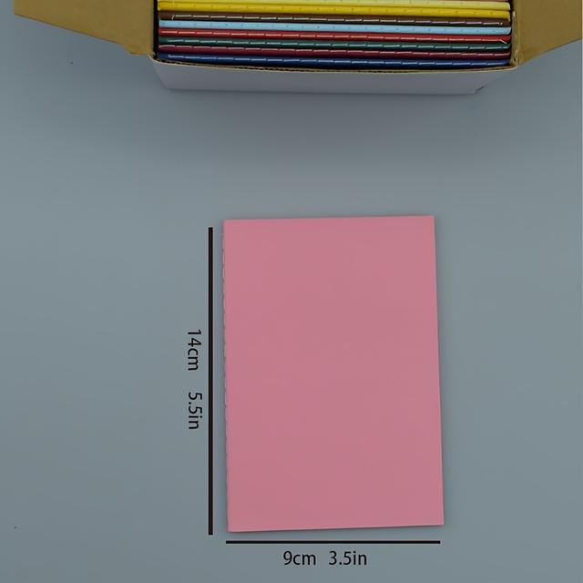 TEMU 32pcs A6 Rainbow Blank Pocket Notebooks - Premium Hardcover,