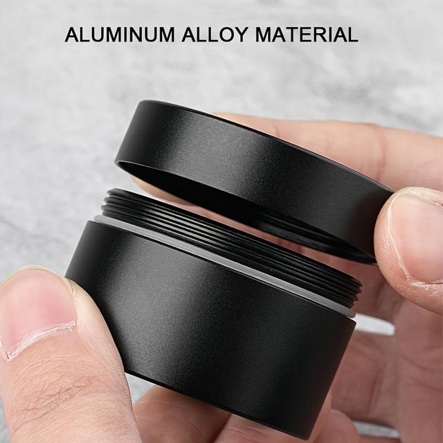 TEMU Organizér na prášky na do přírody, Kulaté kapesní pouzdro na vitamíny na každý den, Přenosná krabička na prášky EDC