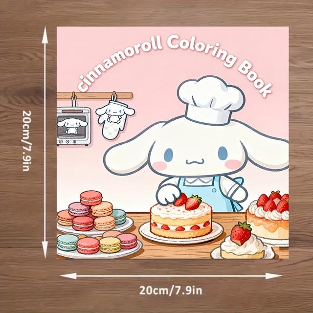 TEMU كتاب تلوين مركّز حول شخصيات سانريو - سينامورول، يضم 20 صفحة من الرسومات المشرقة. مثالي للاسترخاء والغوص في القصص.