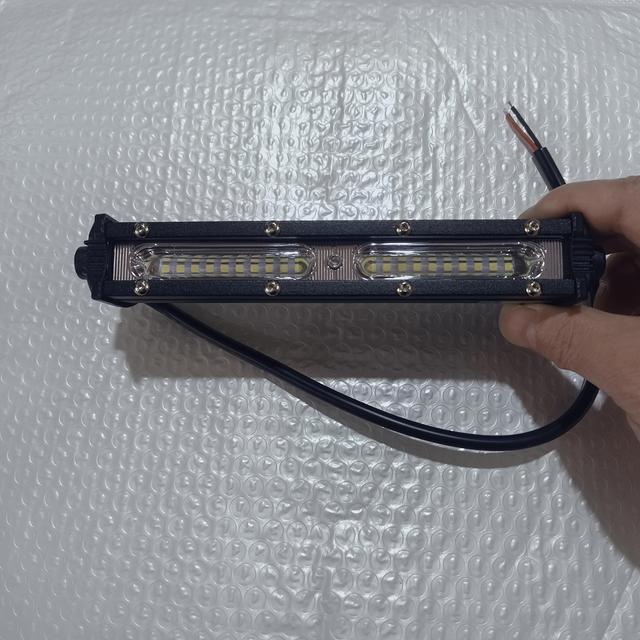 TEMU 7-inch Car Led Light Bar, Single Row Working Light, Ultra-thin Medium Strip For Cars, Suvs, And Trucks, Without Battery