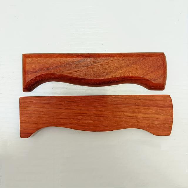 TEMU Brazilian nyél | Tömörfa deszka, kézvédő, faragott keményfa konyhai és konyhai használatra