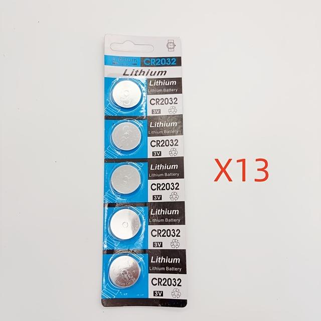 TEMU 65pcs Cr2032 3v Lithium Batteries, 2032 Batteries, Suitable For Watches, Keychains, Small Electronic Products, Rv Batteries, Etc.