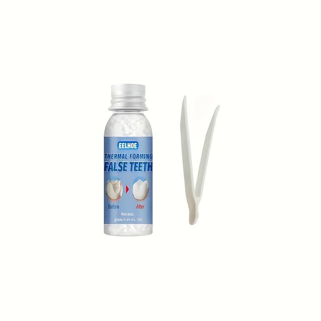 TEMU 0.68oz Resin Tooth Decoration Strip With Clips - Easy Diy Tooth Decoration For Halloween, Parties, Weddings, Valentine's Day, Carnivals, Party Accessories, And Simple Dental Tools