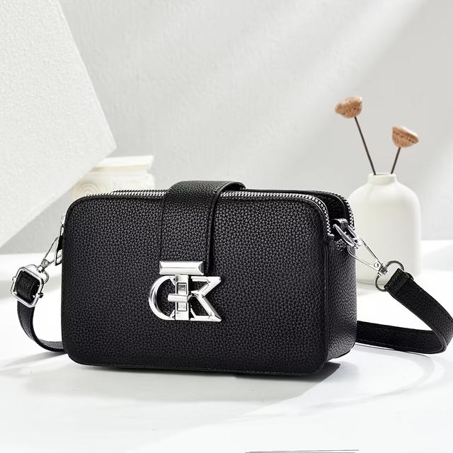 TEMU Bolso de de moda de tendencia, bolso pequeño cuadrado lindo de un solo , bolso para viajeros