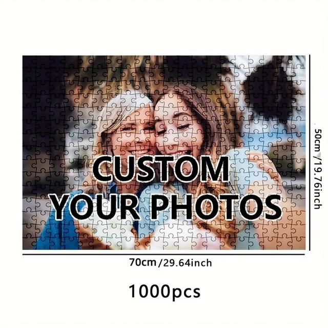 TEMU Custom 1000pcs Puzzle. A Holiday Gift For Parents And