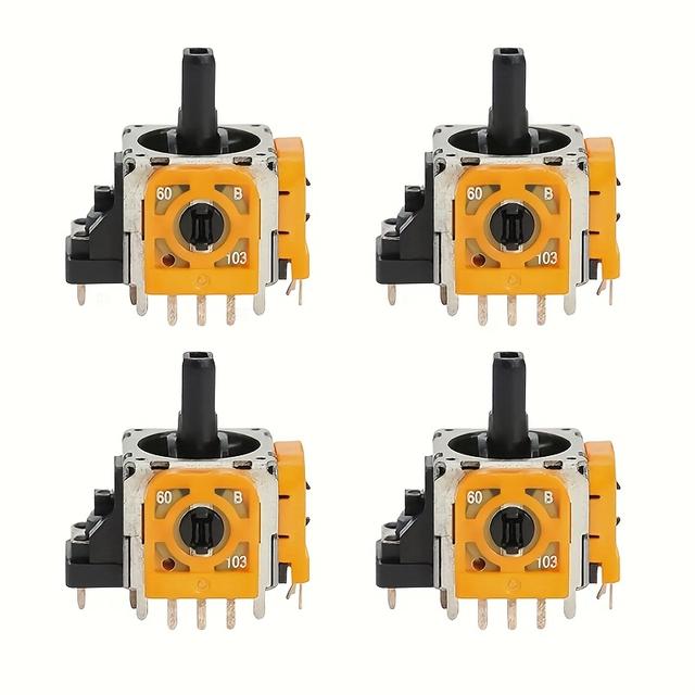 TEMU 2/4pcs Analog Thumb Stick Replacement With Caps, Compatible With Playstation 5 Game Console Accessories