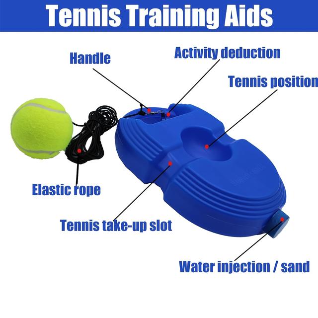 TEMU Tennis Ball Bouncing Kit, Solo Gear For Adults And Newcomers