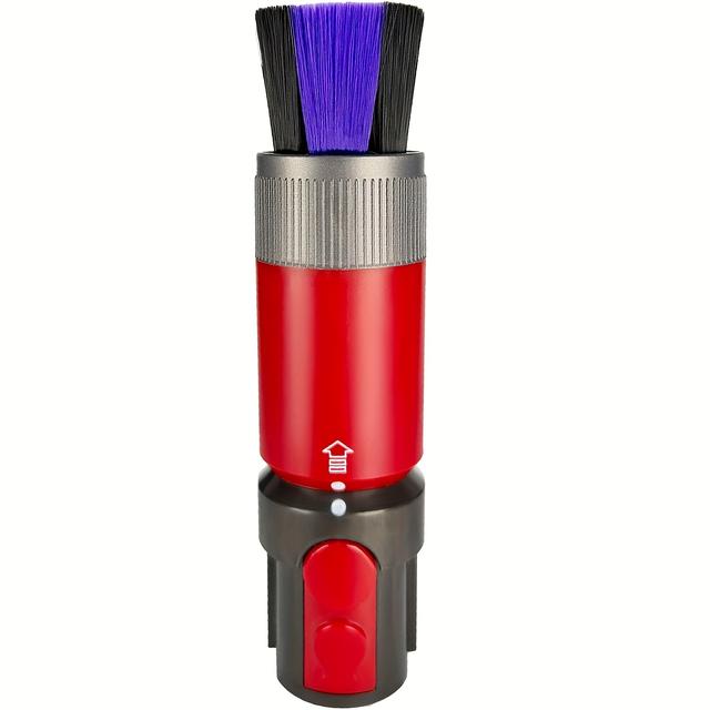 TEMU A Dust Brush Without Residue That Works With For V7, V8, V10, V11, And V15 Vacuum Cleaners, Ideal For Cleaning Picture Frames, Car Dashboards, Laptops, And Musical Keyboards