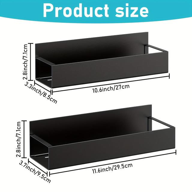 TEMU Magnetic Aerosol Spray Can Holder, Magnet Toolbox Bottle Holder, Wall Mounted Spray Bottle Rack, Mechanic Paint Bottle Can Organizer, Tool Box Storage Rack For Garage Home , Utility Shelves