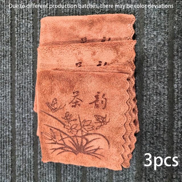 TEMU A Thick, Absorbent Cleaning Cloth For Tea Tables Made From Polyester Fiber, Designed For Multiple Uses Such As A Kitchen Towel, Teacup Coaster, Or Car Wash Towel, Does Not Shed