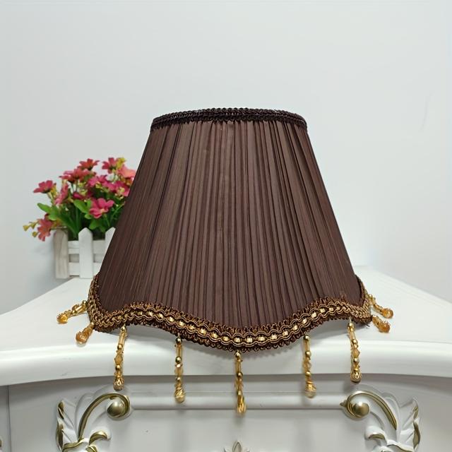 TEMU Handgemaakte stoffen lampenkap voor tafellampen