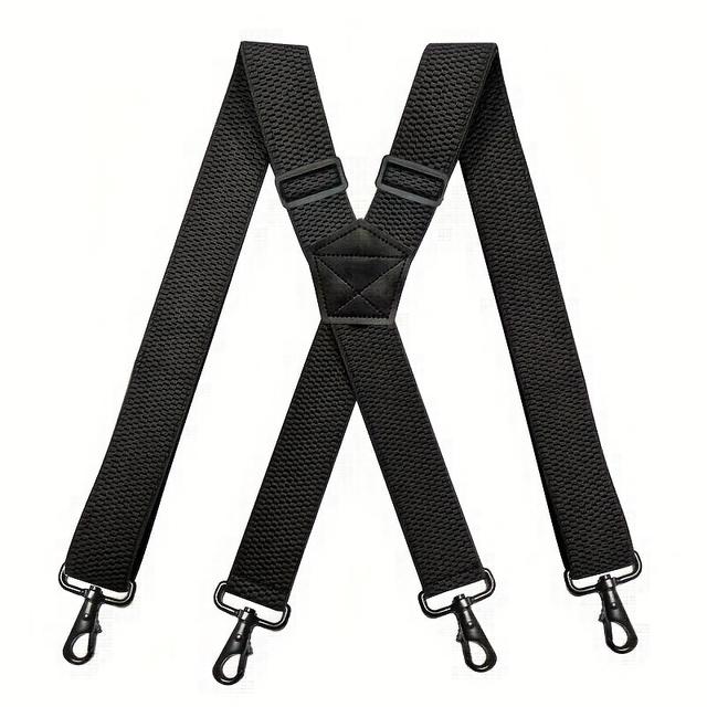 TEMU 1.5-inch X-shaped 4-hook Strap, Hypoallergenic Adjustable Elastic Belt, Suitable For Inner And Outer Casual Wear.