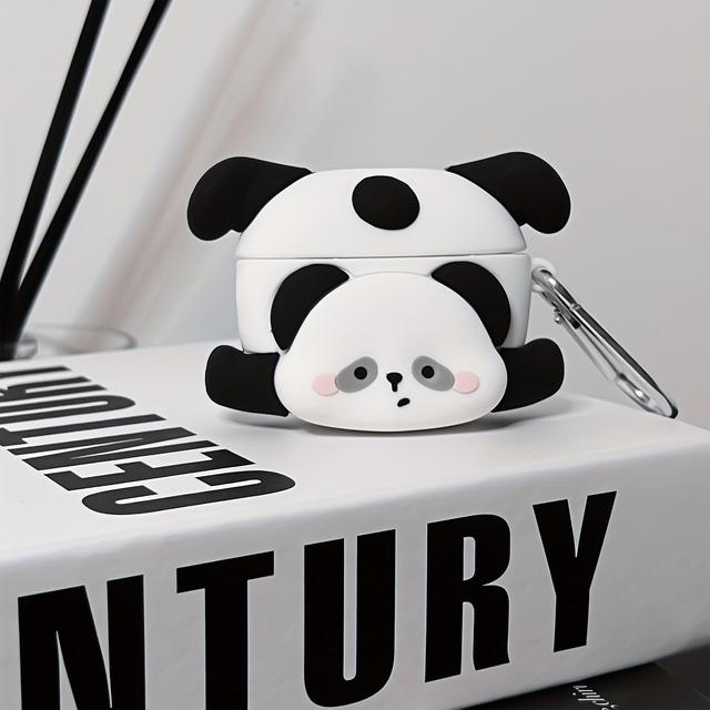 TEMU Funda de Auriculares Panda Invertido, Compatible con Apple 1/2/Pro/Pro 2/3/4, Cubierta Protectora